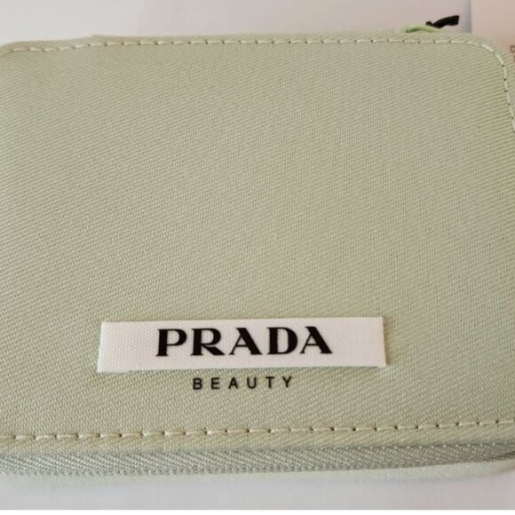Prada Beauty Mini Mint Green Vanity Case NEW - Picture 2 of 6